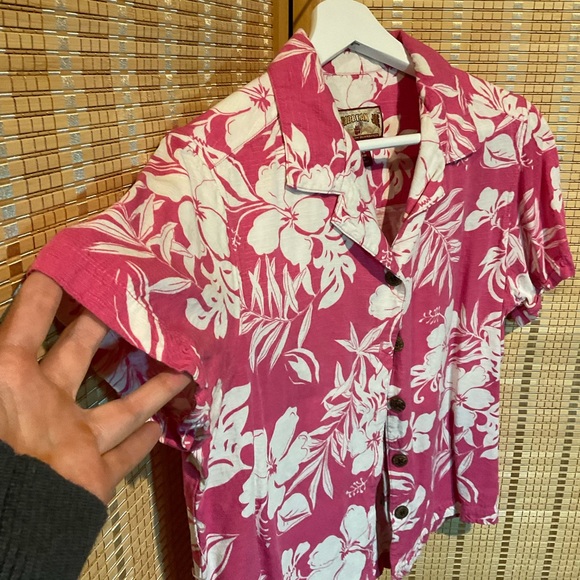 90s Caribbean Joe True Pink Hawaiian Shirt - Picture 4 of 4